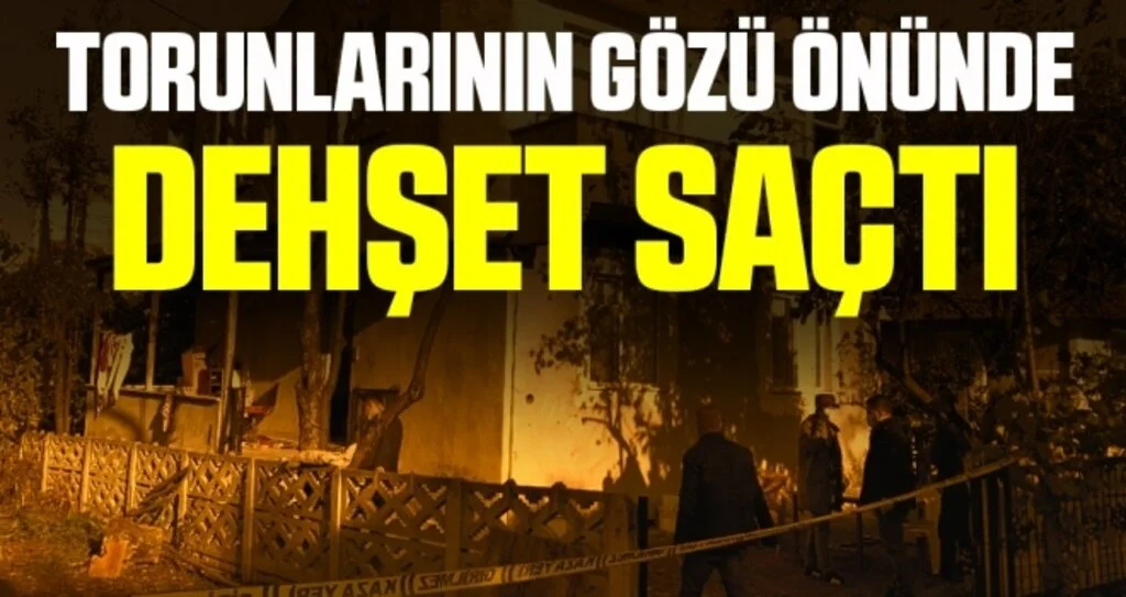 Kayınpeder, torunlarının gözü önünde önce gelinini sonra kendini vurdu