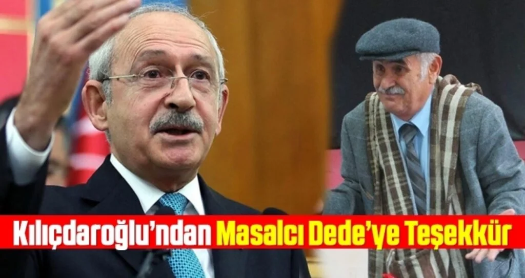 Masalcı Dede masalları telefonda anlatıyor! Kılıçdaroğlu'ndan Teşekkür