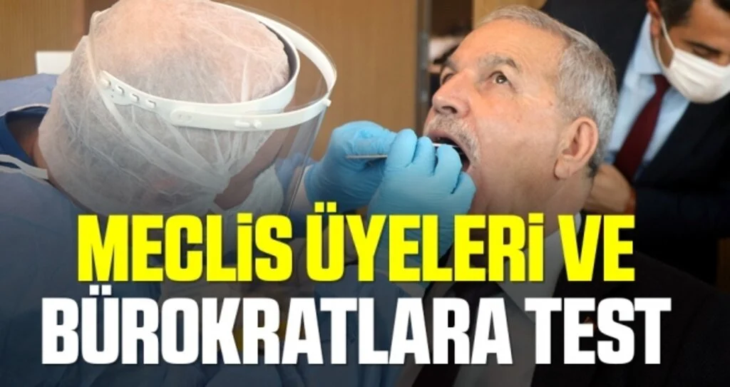 Meclis üyeleri ve bürokratlara test