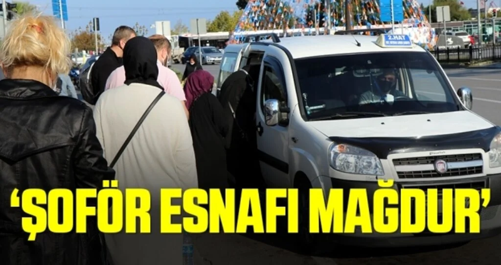 Pandemi dolmuşçuları da vurdu