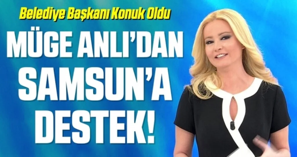 Salıpazarı Belediye Başkanı Halil Akgül ATV “Tatlı Sert” programında Müge Anlı’nın konuğu oldu