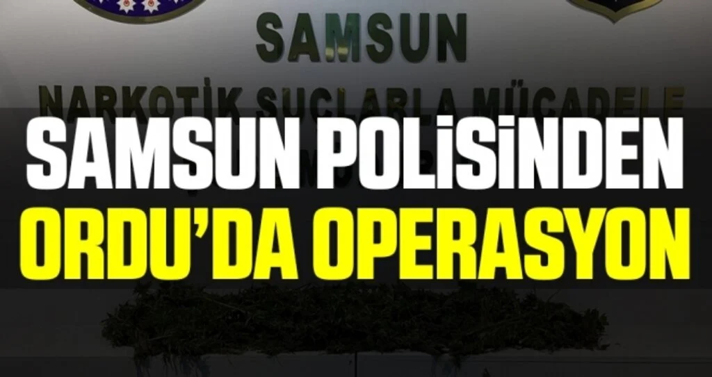 Samsun Polisinden Ordu'da Operasyon!