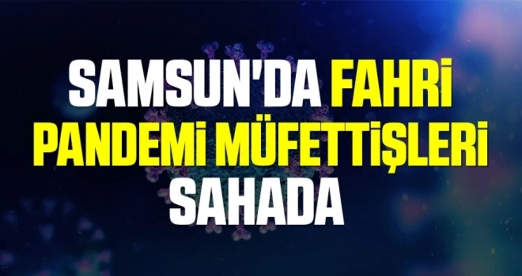 Samsun'da fahri pandemi müfettişleri sahada 