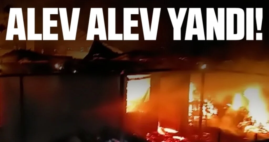 Samsun'da Feci Ev Yangını!
