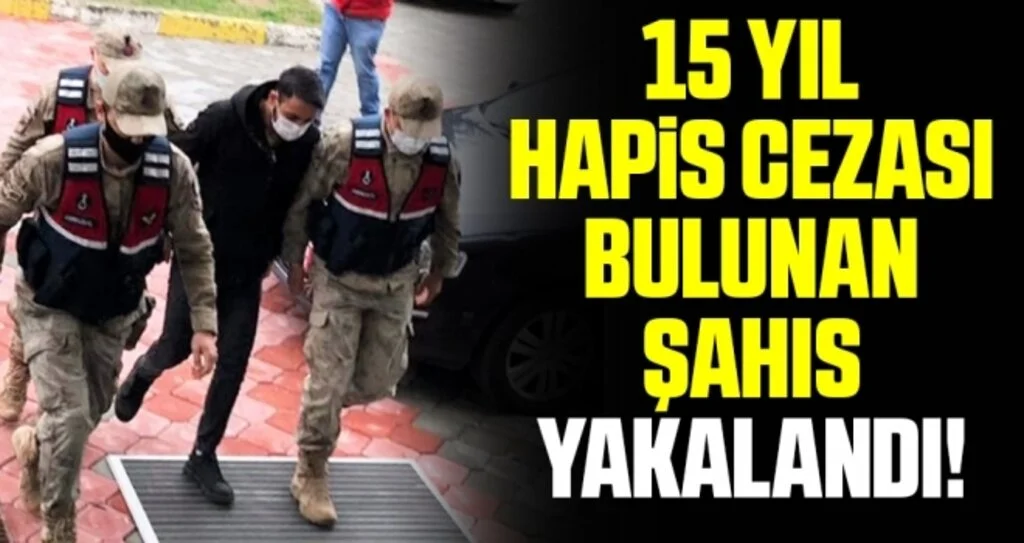 Samsun'da hakkında 15 yıl 8 ay hapis cezası bulunan kişi yakalandı