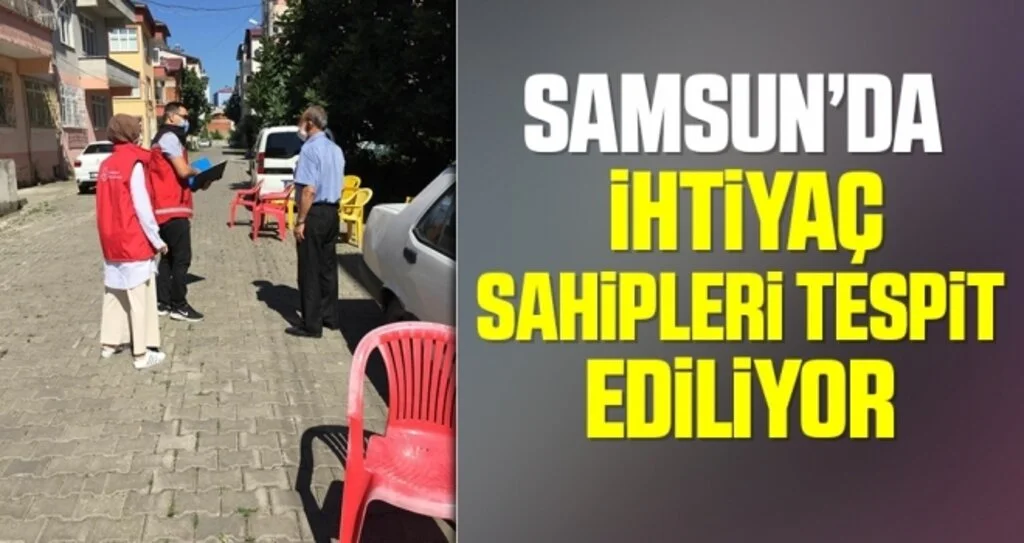 Samsun’da hane ziyaretleri ile ihtiyaç sahipleri tespit ediliyor