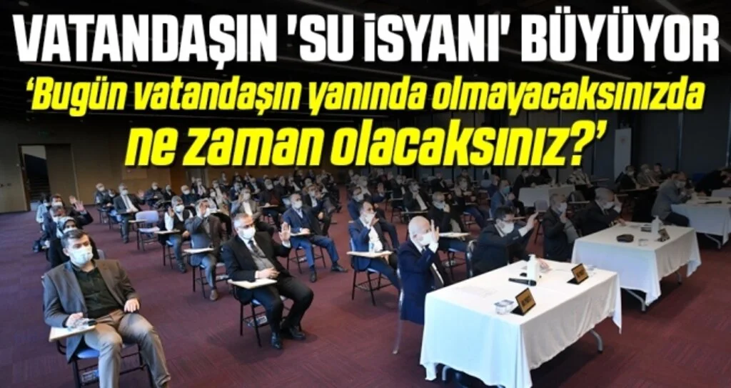 Samsun'da Vatandaşın 'su isyanı' büyüyor 