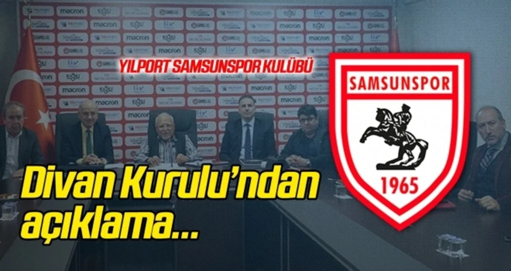 Samsunspor Divan Kurulu'ndan geçmiş olsun mesajı