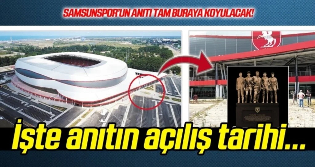 Samsunspor'un yaptırdığı '20 Ocak Anıtı'nın açılış tarihi...