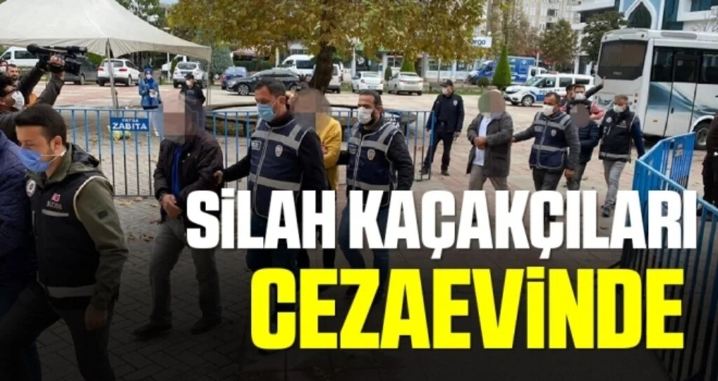 Silah kaçakçıları cezaevinde 