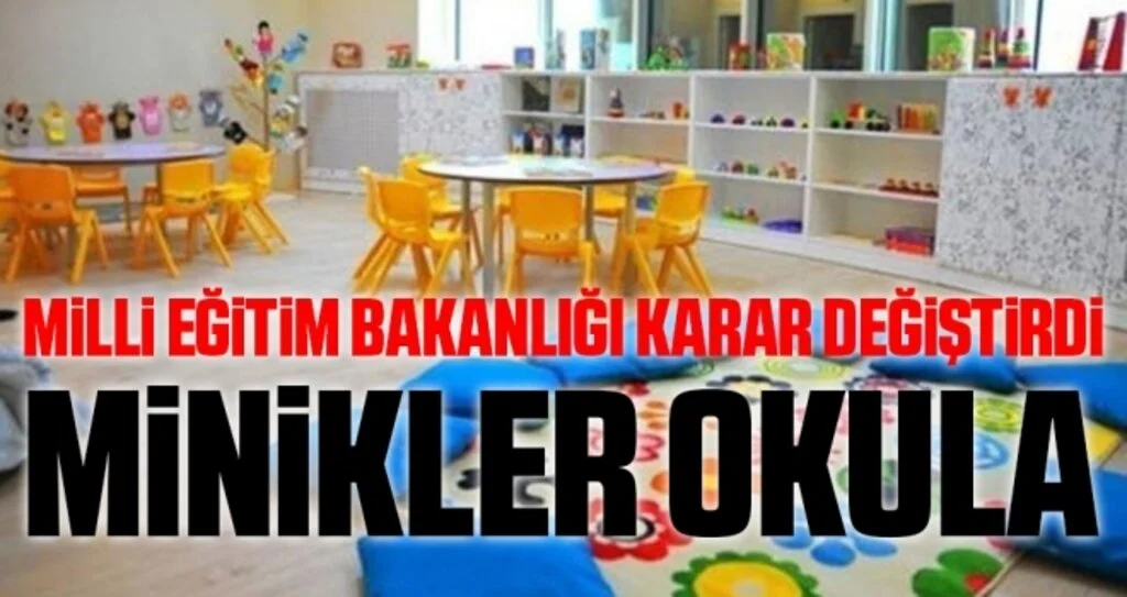 Son dakika… Anaokulu ve kreşler için yüz yüze eğitim kararı