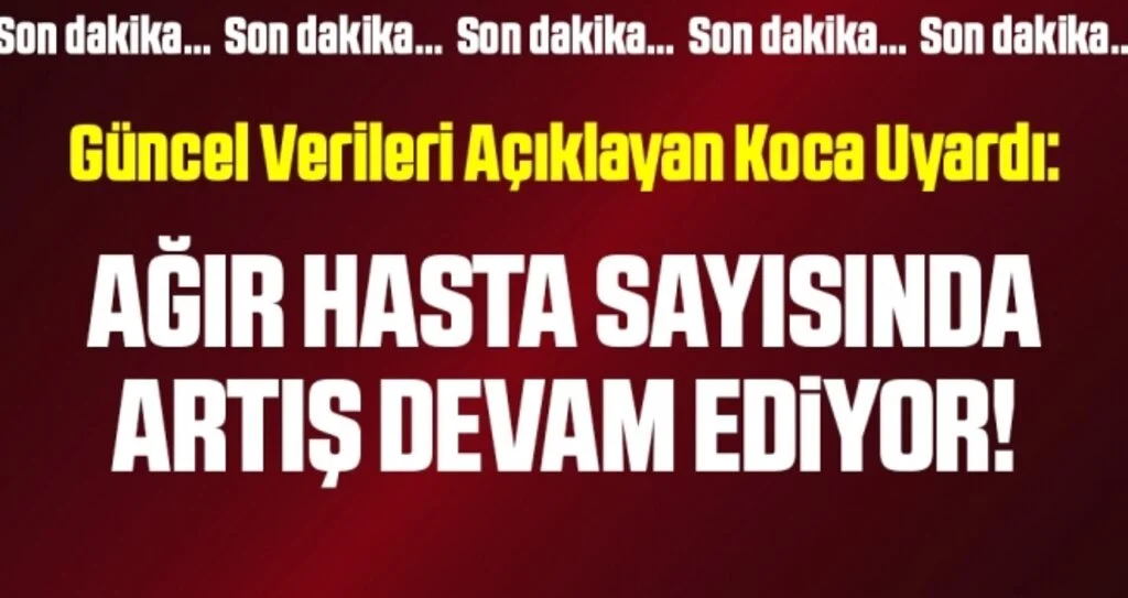 Son dakika… Bakan Koca, coronadan kaynaklı can kaybı ve yeni hasta sayısını açıkladı! İşte 12 Kasım tablosu…