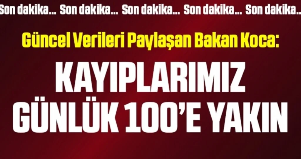 Son dakika… Bakan Koca, coronadan kaynaklı can kaybı ve yeni hasta sayısını açıkladı! İşte 15 Kasım tablosu…