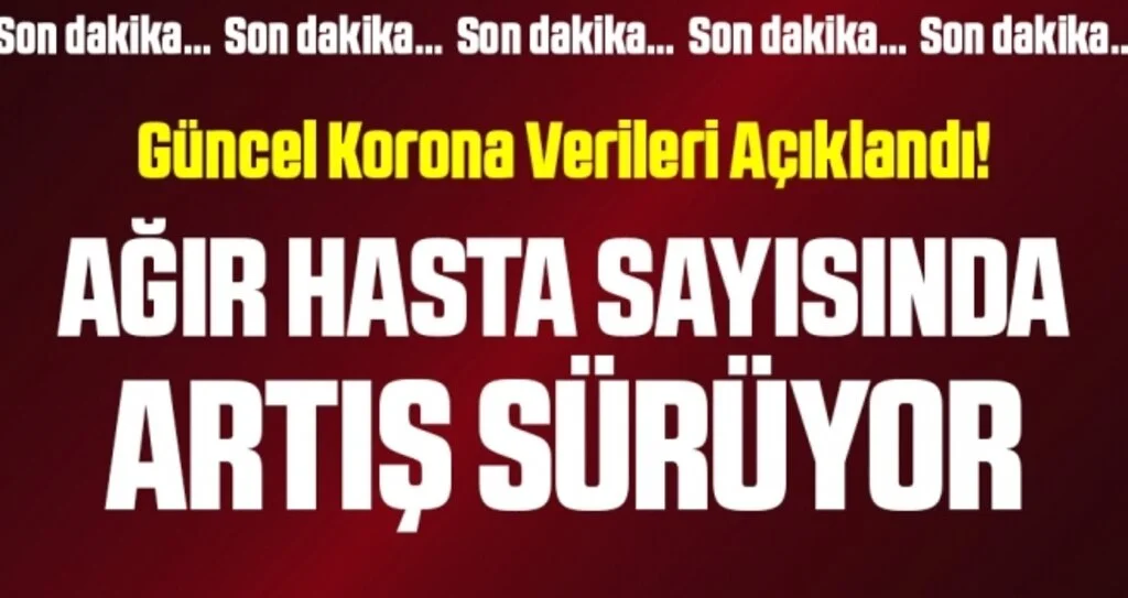 Son dakika… Güncel corona verileri açıklandı! İşte 4 Kasım tablosu…
