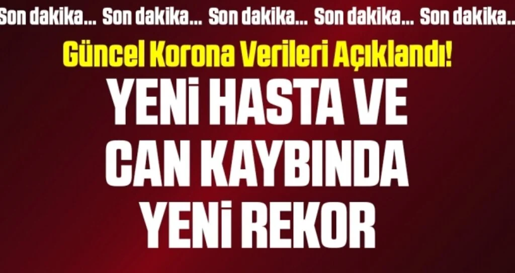 Son dakika… Güncel corona virüsü verileri açıklandı! İşte 23 Kasım tablosu