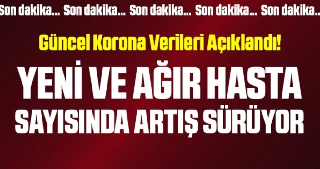 Son dakika… Sağlık Bakanlığı corona verilerini açıkladı! İşte 3 Kasım tablosu