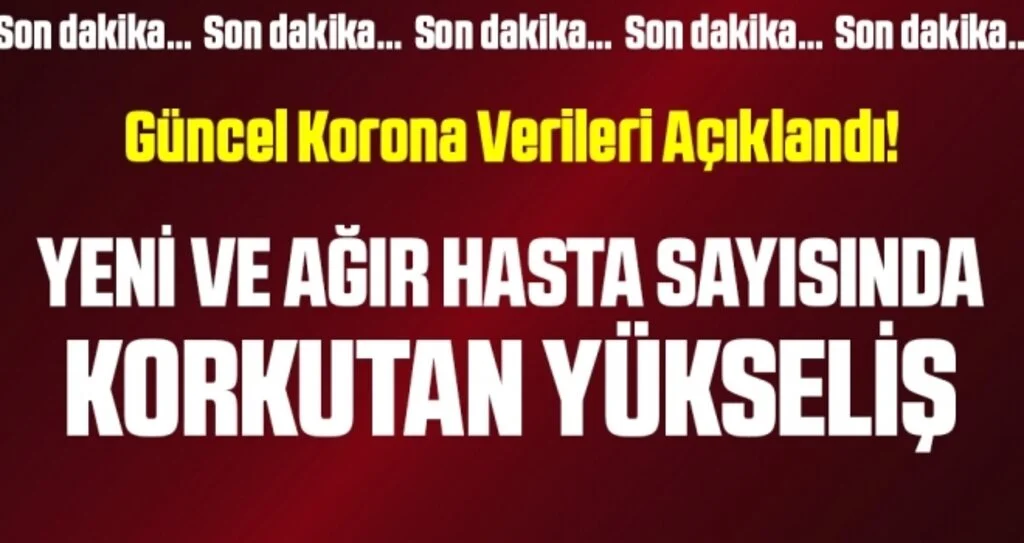 Son dakika… Sağlık Bakanlığı corona verilerini açıkladı! İşte 6 Kasım tablosu