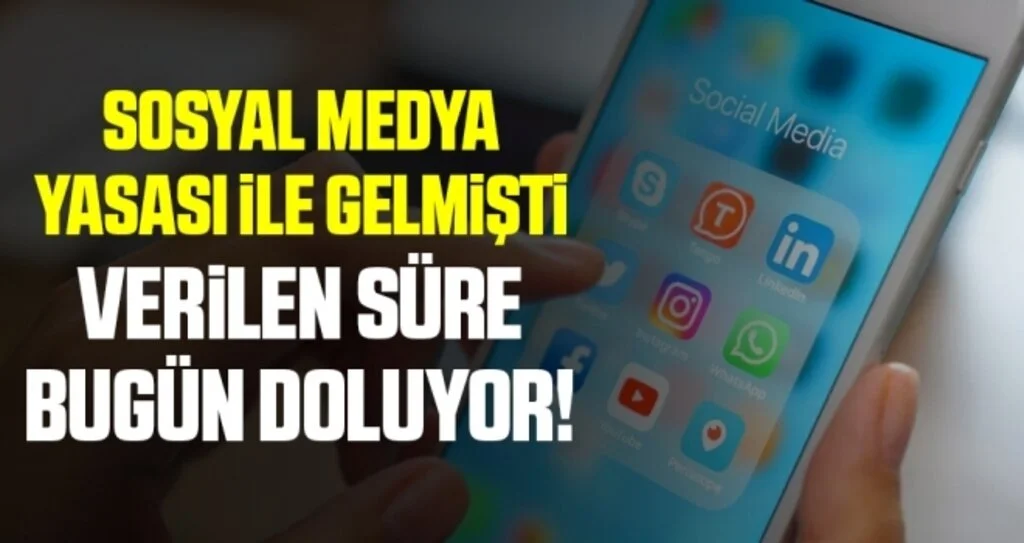 Sosyal ağ sağlayıcılarının temsilcilik açma süresi bugün doluyor
