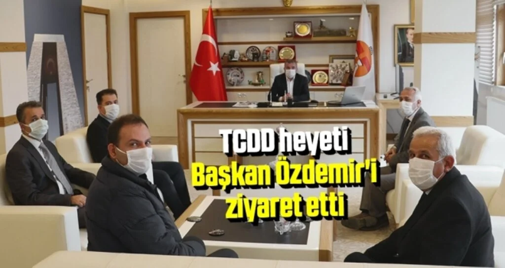 TCDD heyeti Havza Belediye Başkanı Özdemir'i ziyaret etti