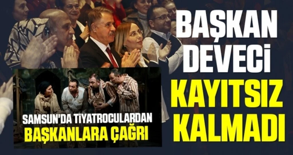 Tiyatrocular destek istedi 'Atakum' kapılarını açtı