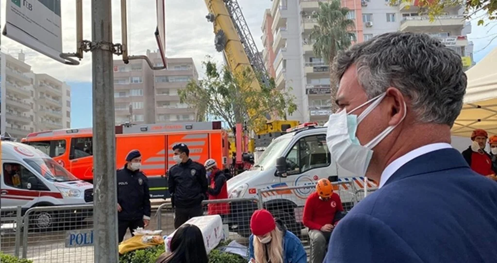 Türkiye Barolar Birliği Başkanı Metin Feyzioğlu İzmir'de