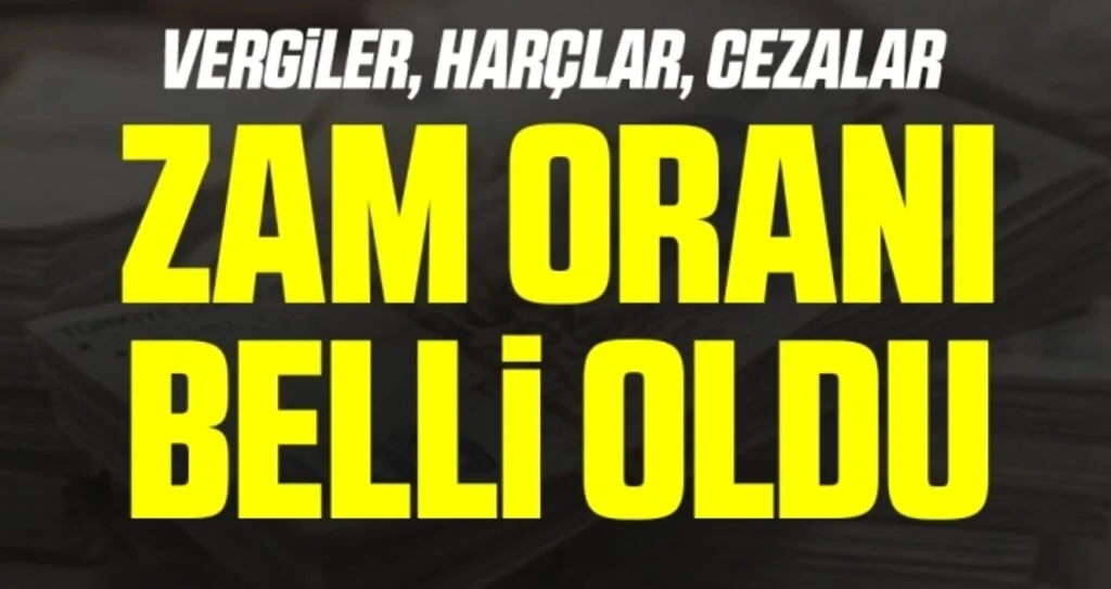 Vergiler, Harçlar, Cezalar 2021 Zam Oranı Belli Oldu! 9,11’lik zam