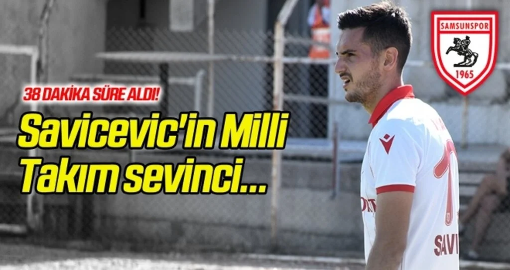 Vukan Savicevic'in Milli Takım sevinci