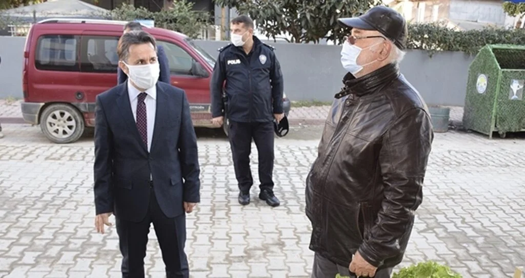 Yakakent'te başkan tedbir denetiminde