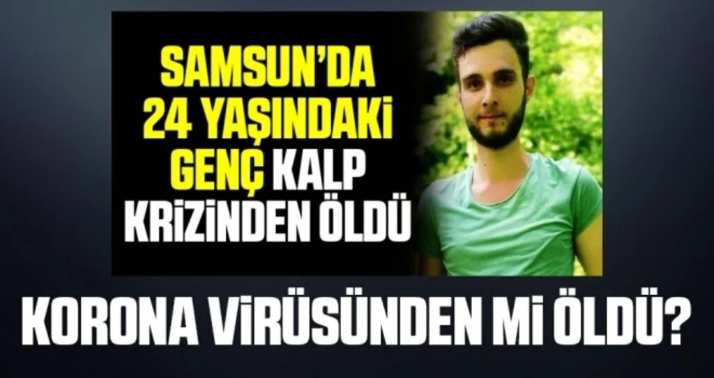 Yemek yerden kalp krizi geçiren gencin korona testi pozitif çıktı