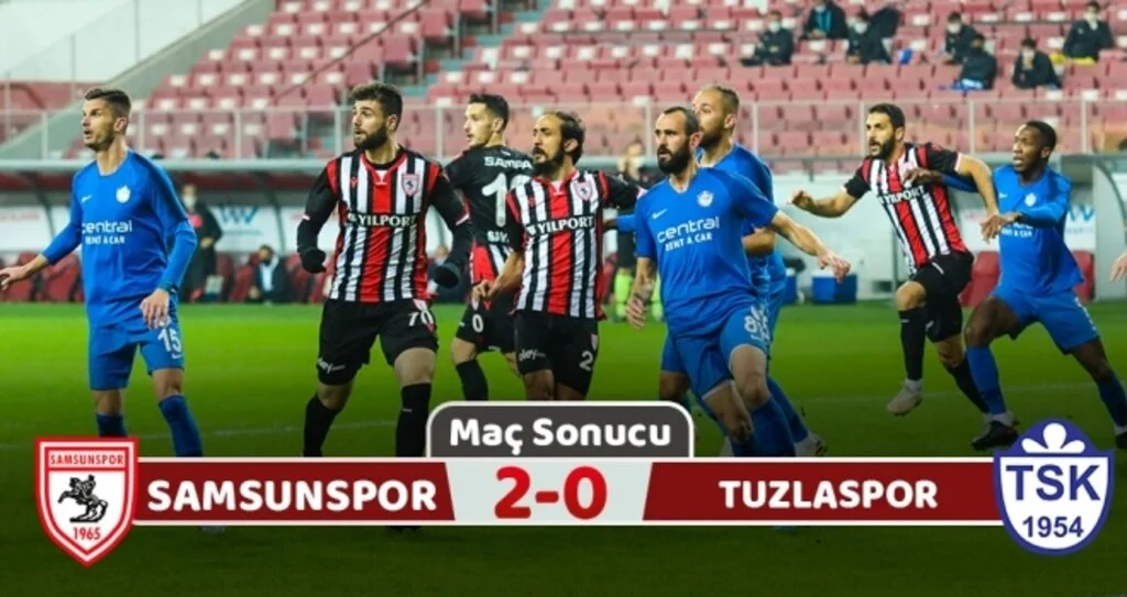 Yılport Samsunspor: 2 Tuzlaspor: 0 (Maç sonucu)