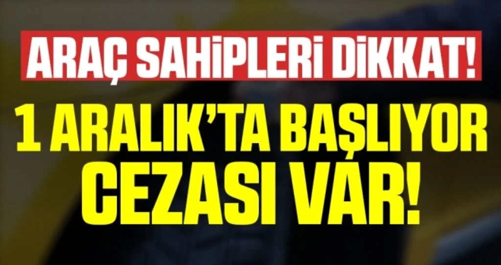Zorunlu kış lastiği uygulaması 1 Aralık'ta başlıyor! Kış lastiği takmayan sürücülere 776 lira ceza