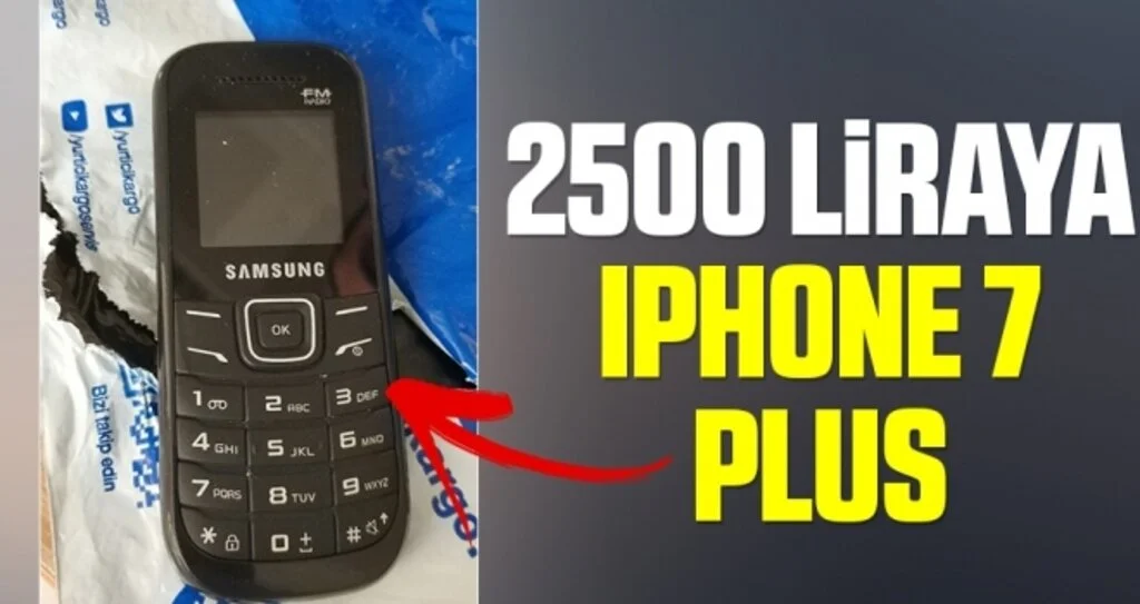 2 bin 500 liralık telefon sipariş etti, 20 liralık tuşlu telefon gönderdiler
