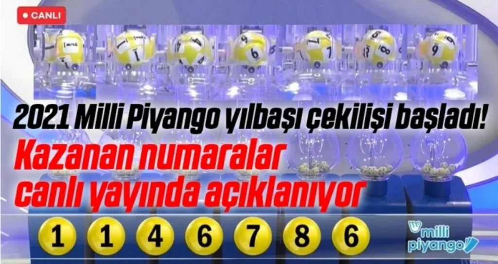 2021 Milli Piyango yılbaşı çekilişi başladı! Kazanan numaralar canlı yayında açıklanıyor