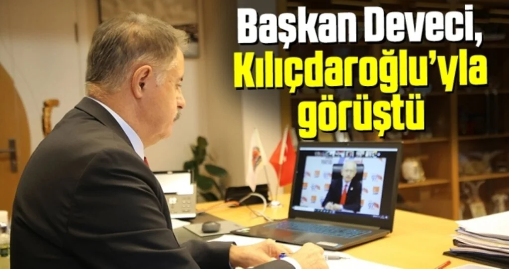 Atakum Belediye Başkanı Cemil Deveci, CHP Genel Başkanı Kemal Kılıçdaroğlu'yla görüştü