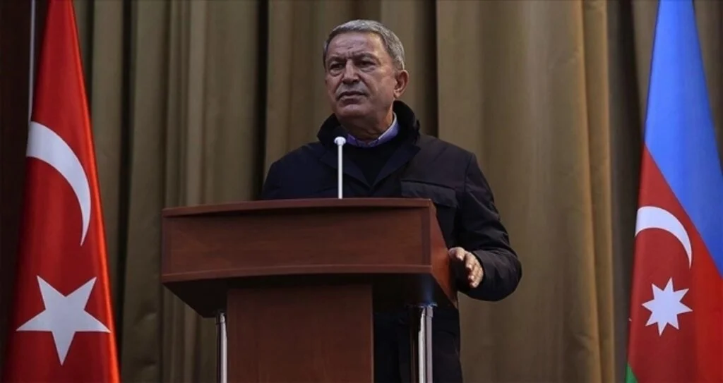 Bakan Akar: Azerbaycanlı kardeşlerimizin hakkını müdafaa etme görevimizi yerine getireceğiz