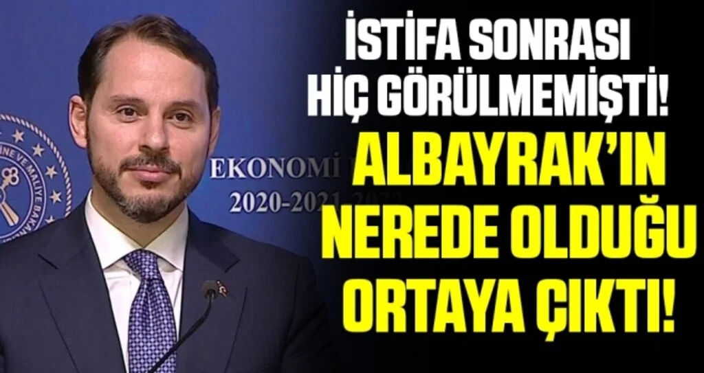 Bakanlıktan istifası sonrası hiç görünmeyen Berat Albayrak İstanbul'da ofis mi tuttu?