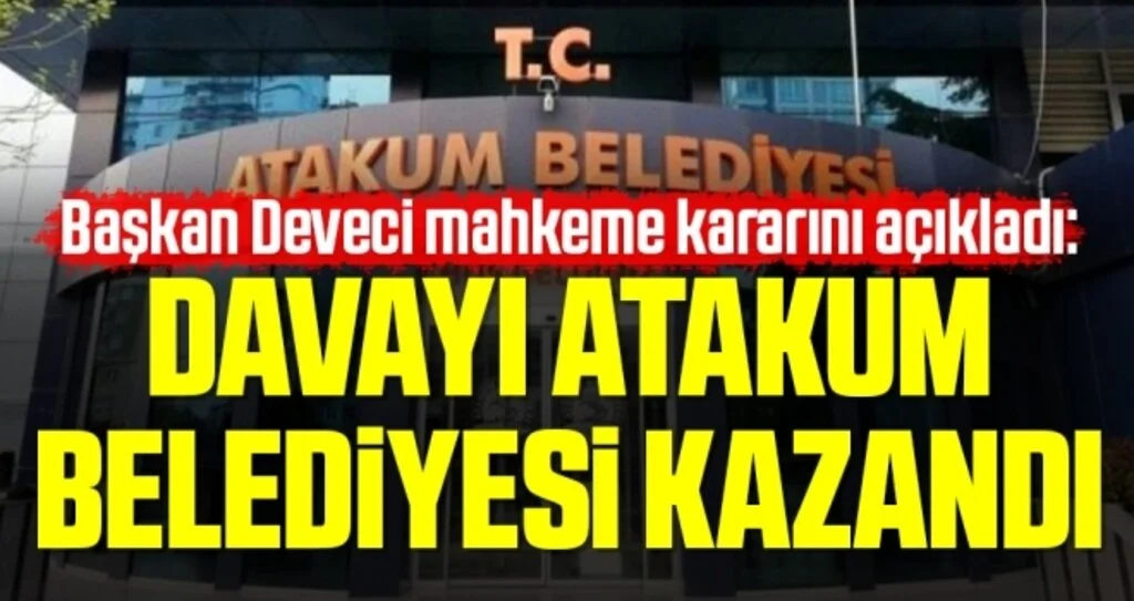 Başkan Deveci mahkeme kararını açıkladı: Atakum Belediyesi’nin temizlik ihalesi hukuka uygun bulundu
