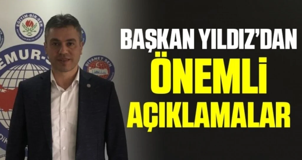 Başkan Yıldız’dan önemli açıklamalar