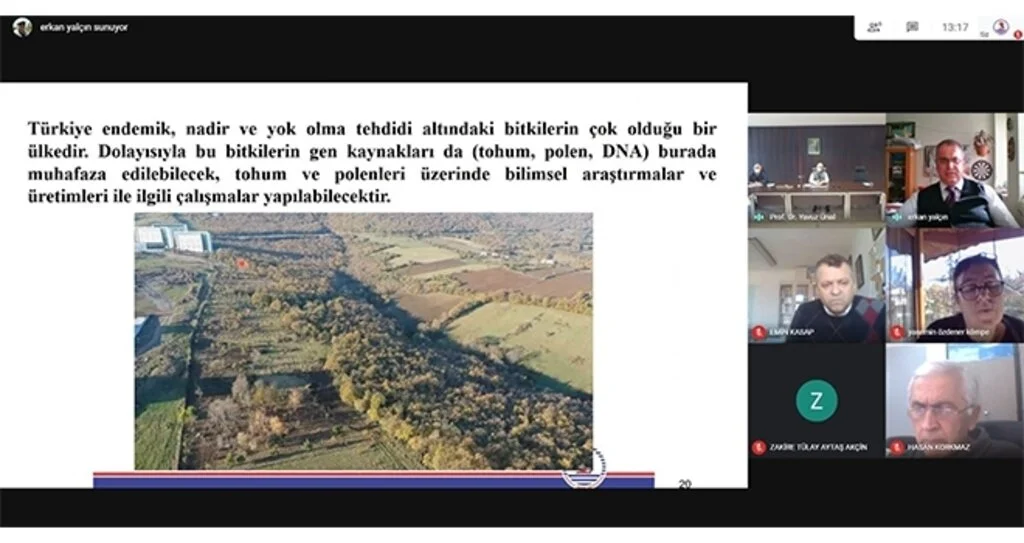 Botanik bahçesi ile kampüste görsel bir şölen oluşacak