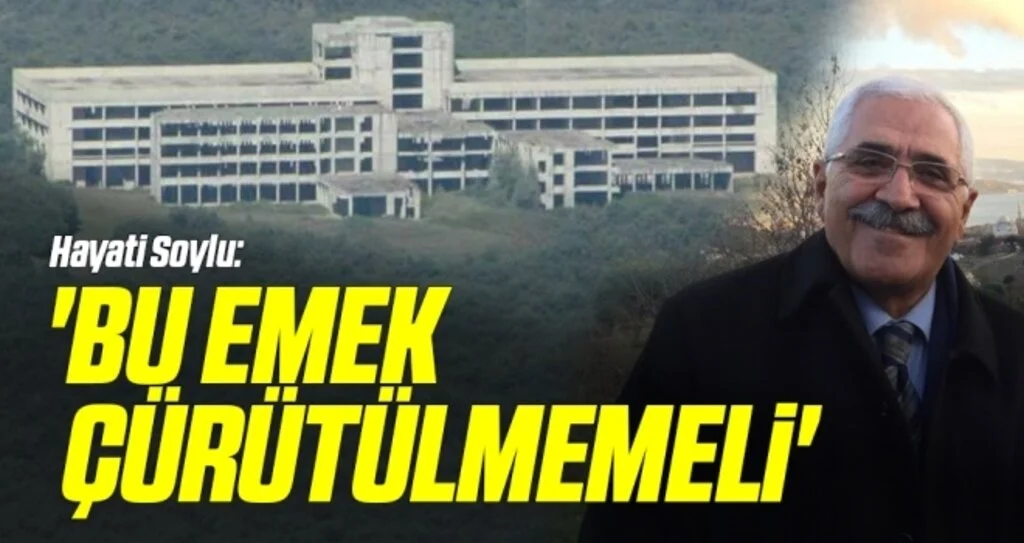 'Bu emek çürütülmemeli'