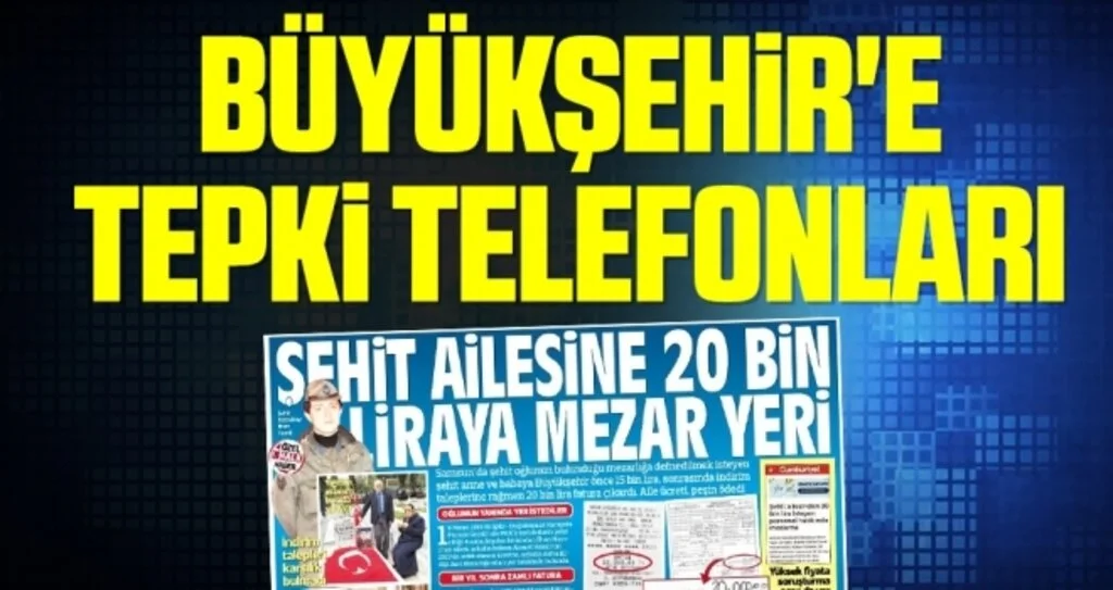 Büyükşehir'e tepki telefonları 