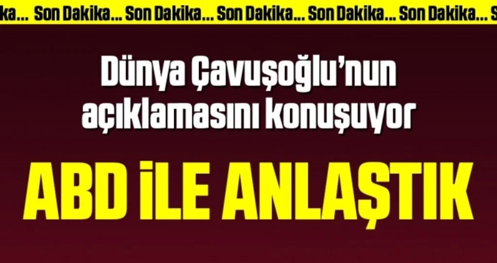 Çavuşoğlu: S-400 konusunda ABD ile anlaştık