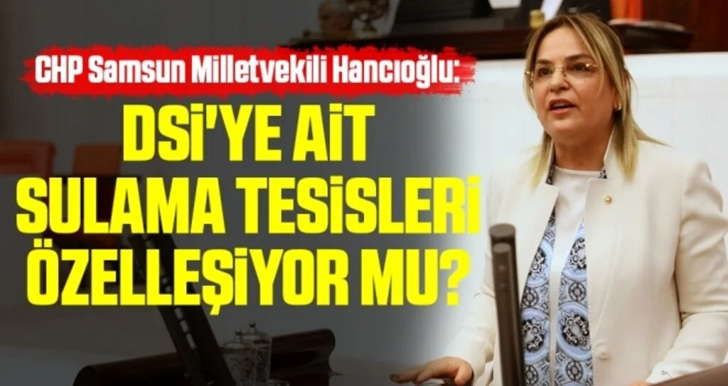 CHP Samsun Milletvekili Hancıoğlu: DSİ'ye ait sulama tesisleri özelleşiyor mu?