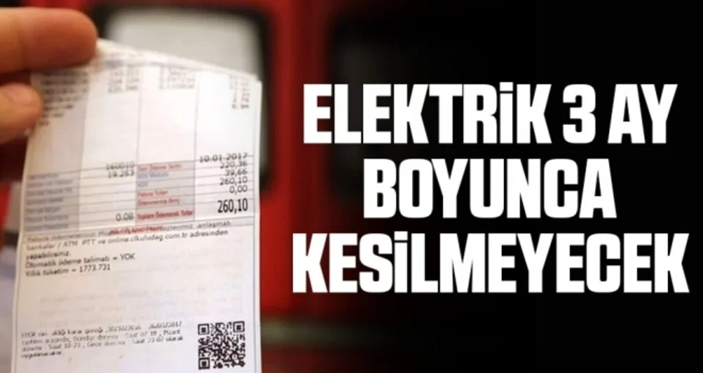 EPDK Başkanı Yılmaz açıkladı! Bu abonelerin elektriği 3 ay boyunca kesilemeyecek