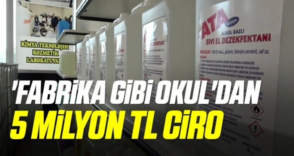 'Fabrika gibi okul'dan 5 milyon TL ciro