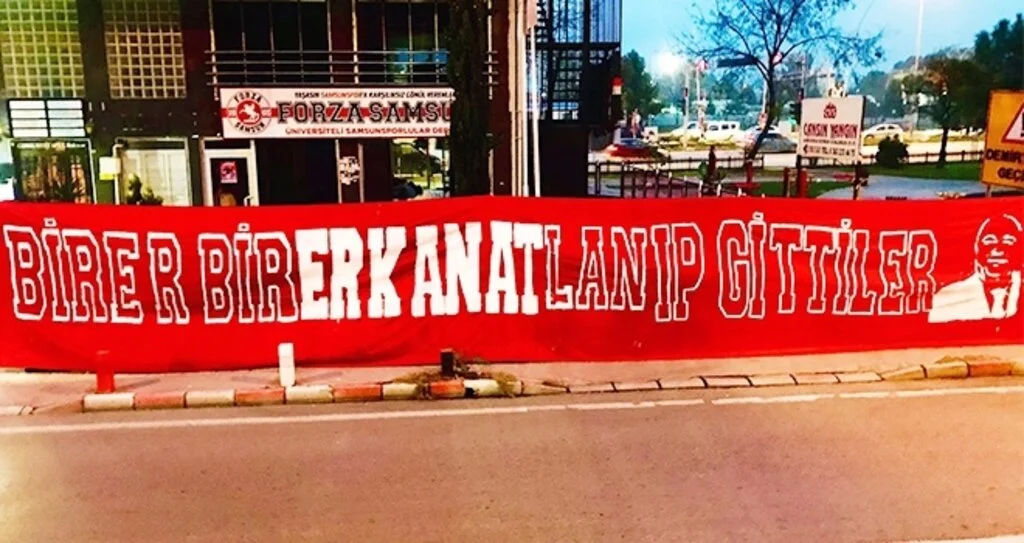 Forza Samsun'dan anlamlı pankart