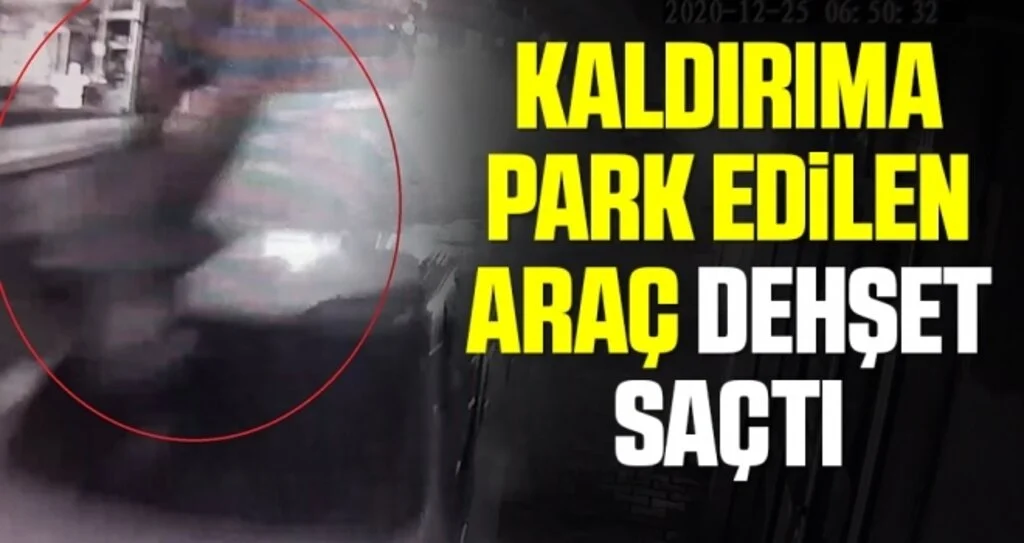 Kaldırıma park edilen araç dehşet saçtı: 1 ölü