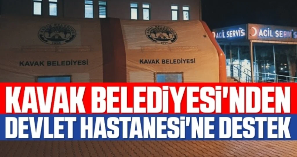 Kavak Belediyesi'nden Devlet Hastanesi'ne Destek