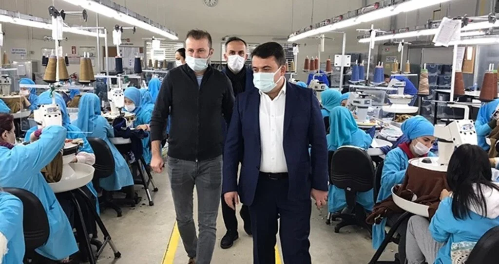 Kaymakam Ömer Saygılı'dan fabrika ziyareti