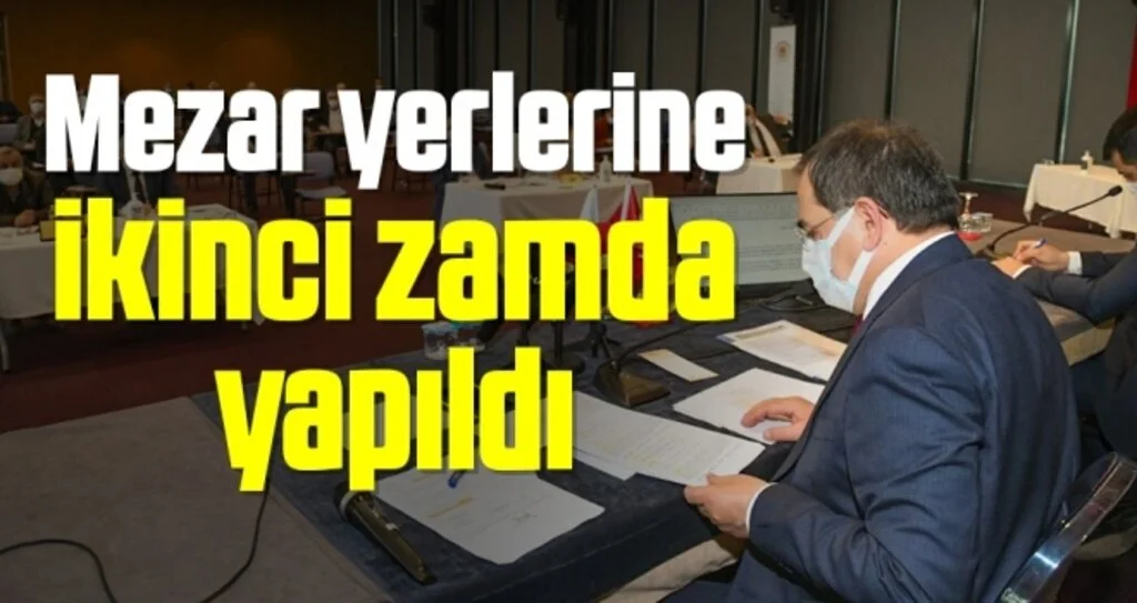 Mezar yerlerine ikinci zamda yapıldı 